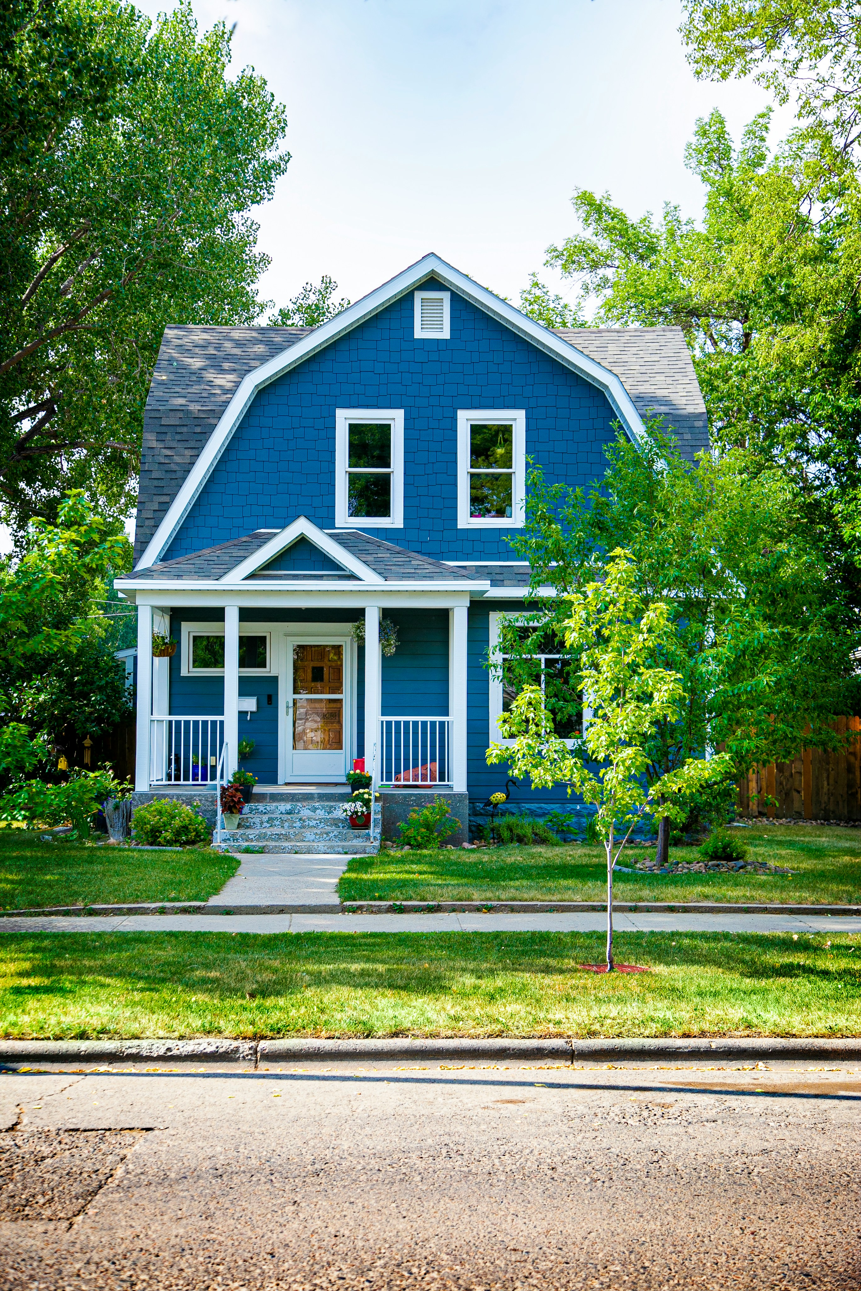 Blue Oklahoma City home
